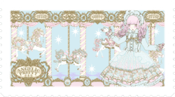 EGL carousel stamp