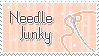 Needle junky stamp