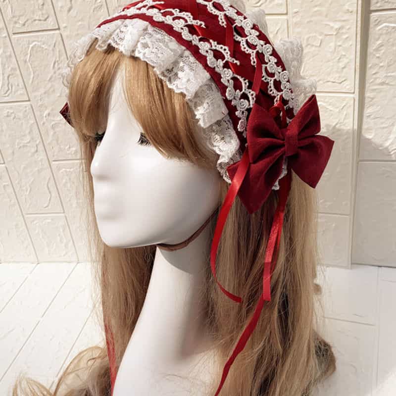 Rose Rectangle Headpiece